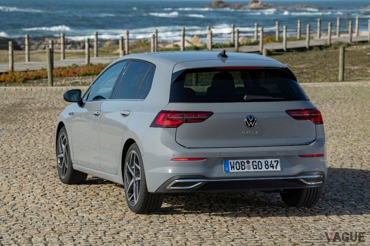 VW新型「ゴルフ」のリアスタイル