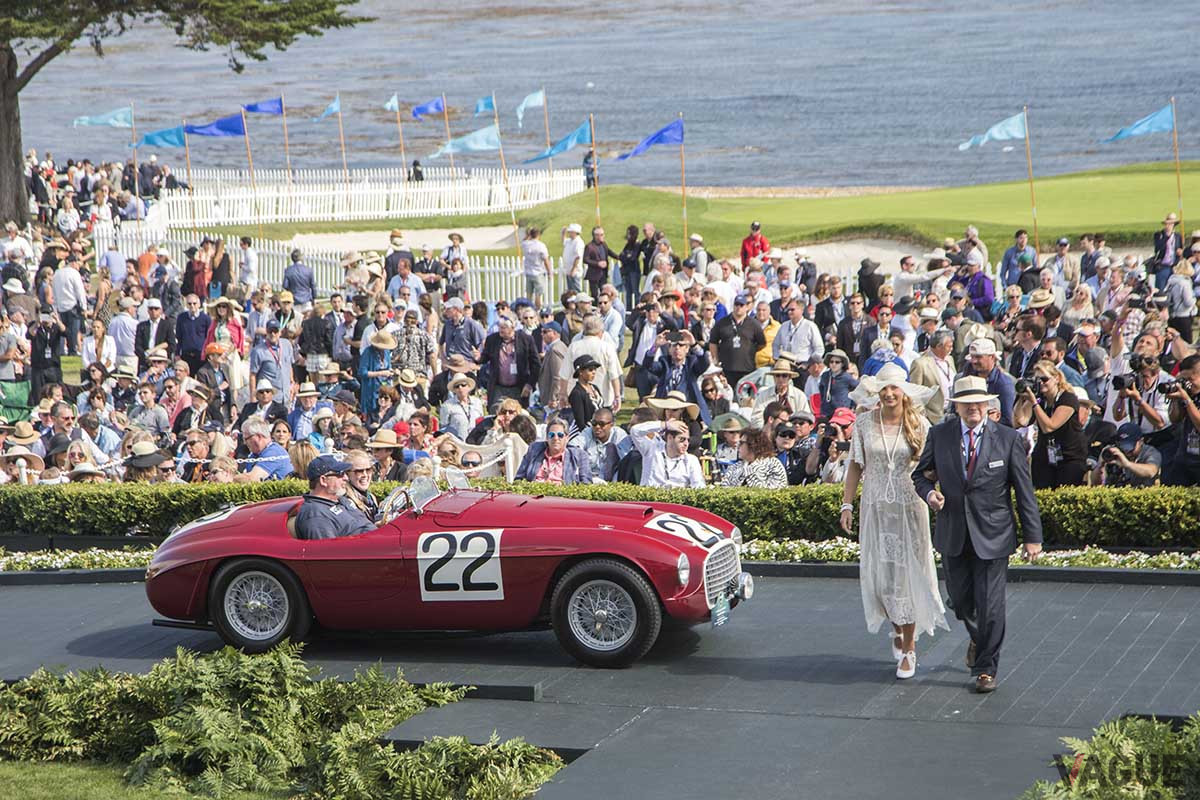 ペブルビーチなどのコンクールデレガンスに参加するのは、クラシックフェラーリオーナーの特権のひとつだ