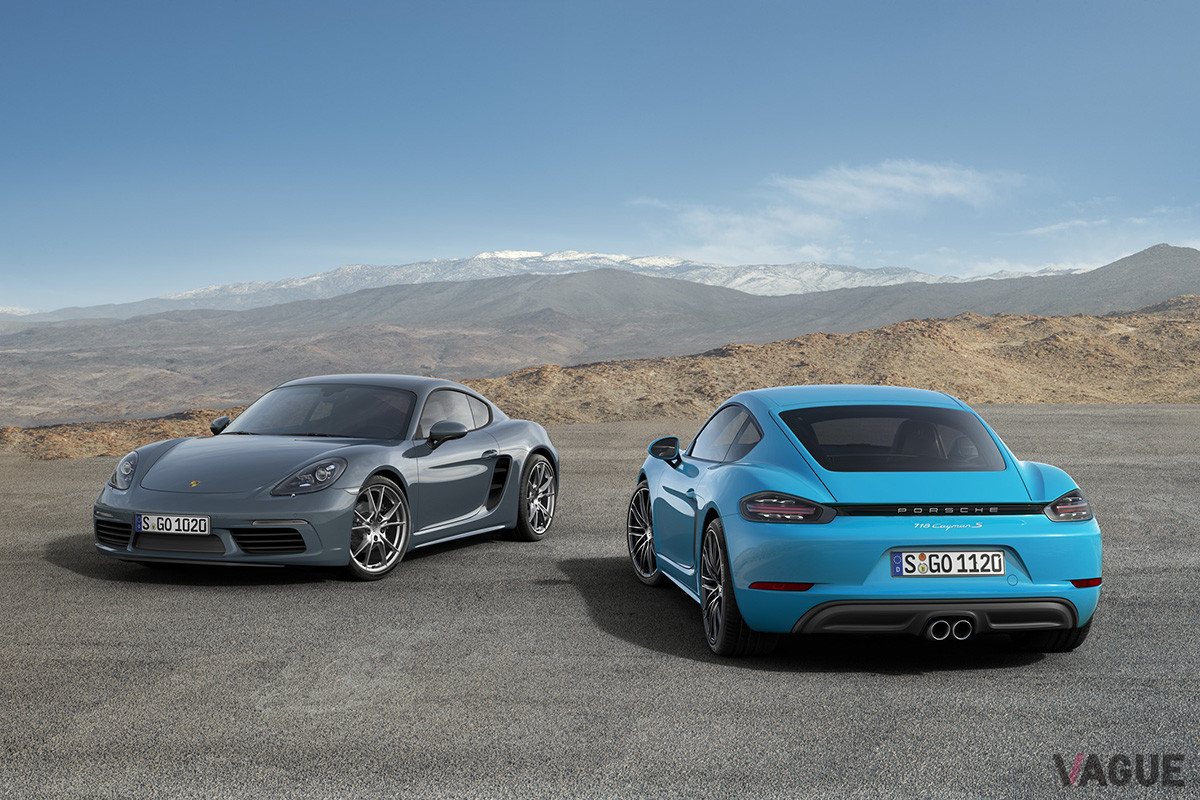 ポルシェ「718ケイマン」と「718ケイマンS」