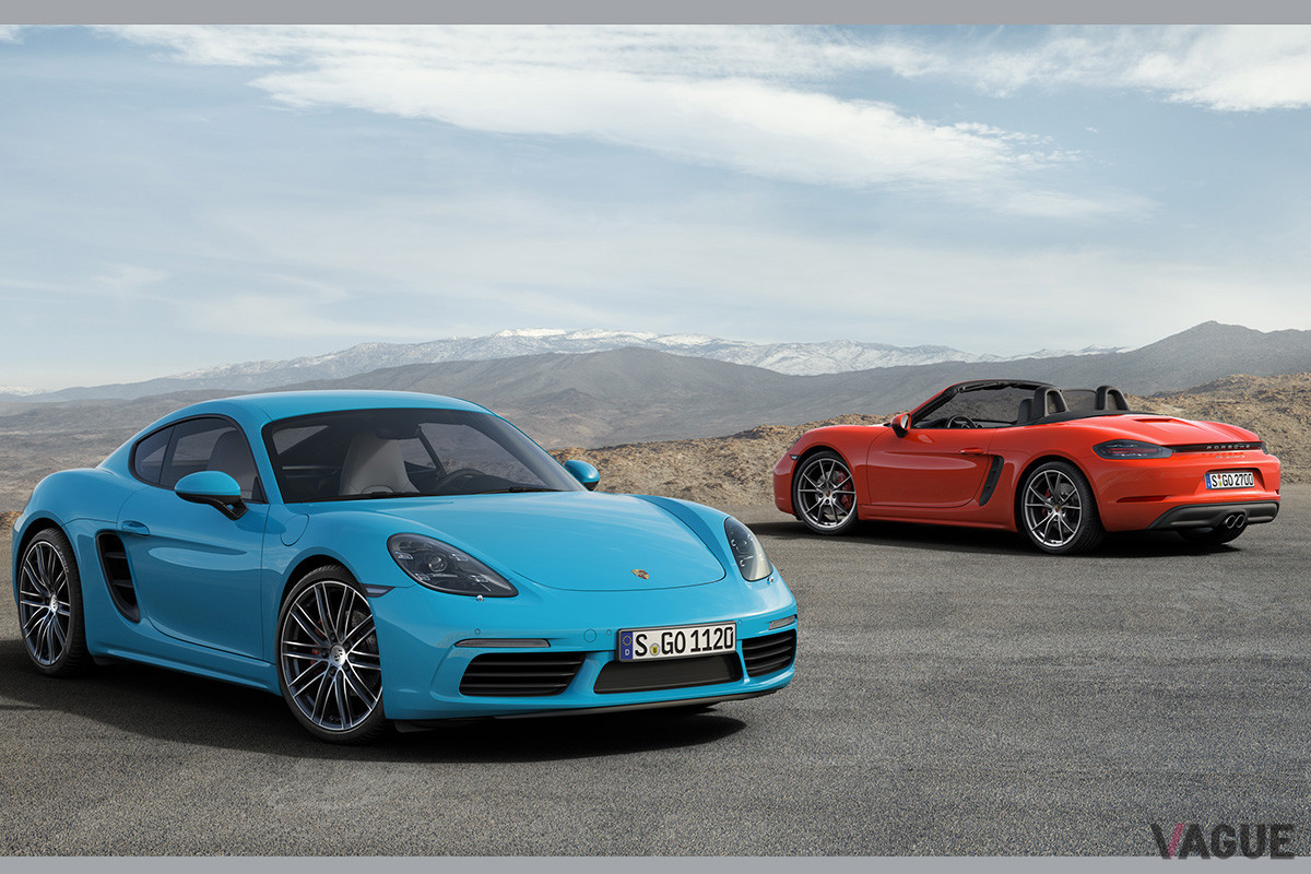 ポルシェ「718ケイマンS」と「718ボクスターS」