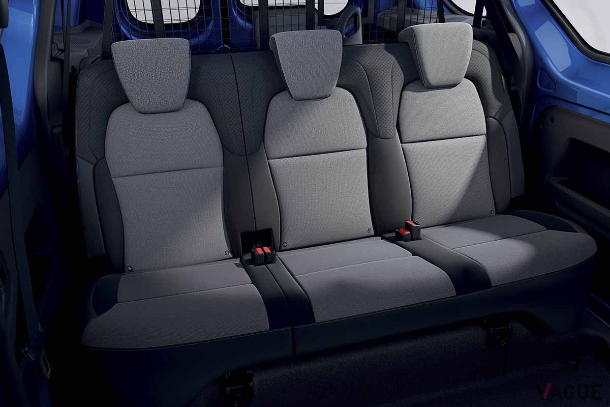 ルノー新型「エクスプレス」の後席シート
