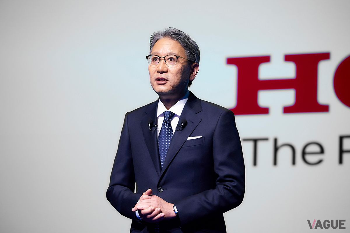 4月23日におこなわれたホンダ社長就任会見での三部敏宏新社長のスピーチ