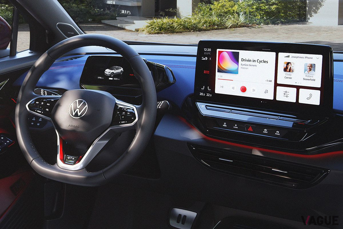 VW「ID.4 GTX」のインパネ