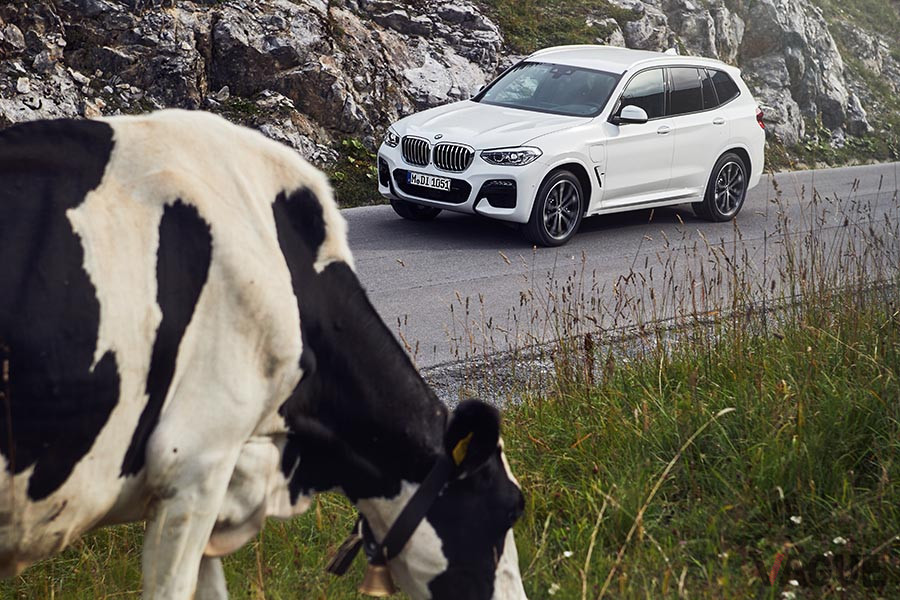 BMW X3初のPHVモデル「xDrive30e」の外観