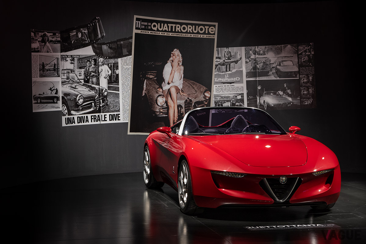 「アルファロメオ・スパイダー・ドゥエット」の復活を期したコンセプトカー「2uettottanta（ドゥエットッタンタ）」
