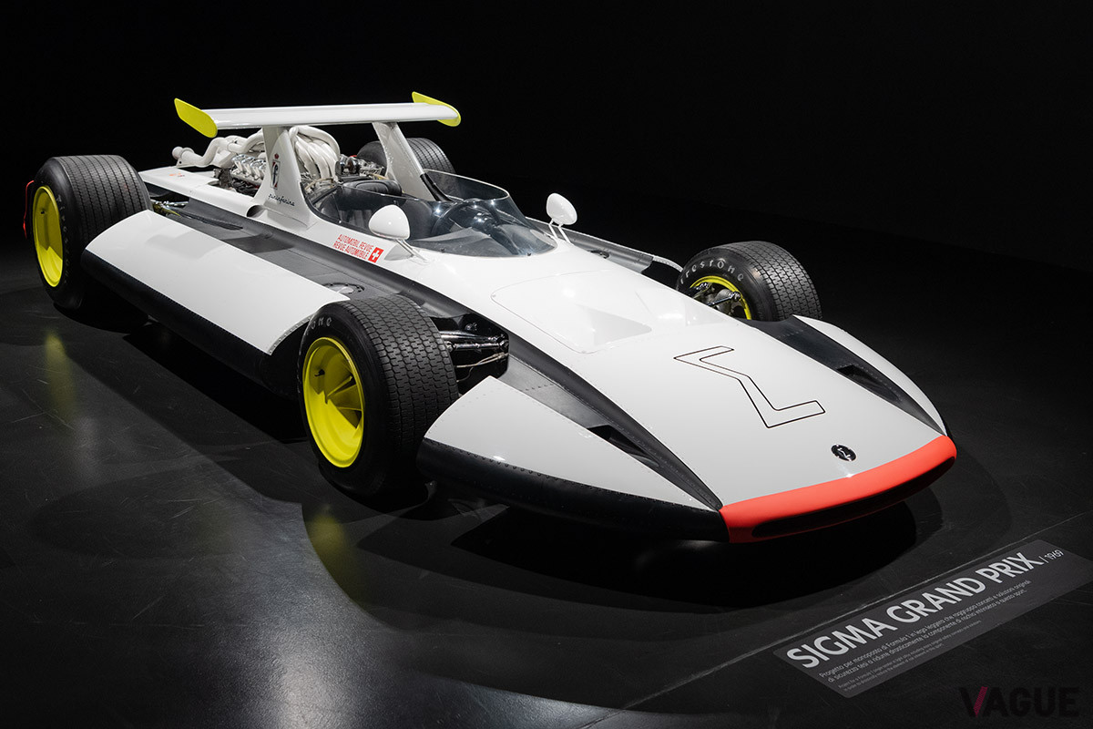 1969年に発表された「シグマ グランプリ」。F1の安全面を模索したコンセプトカーだ