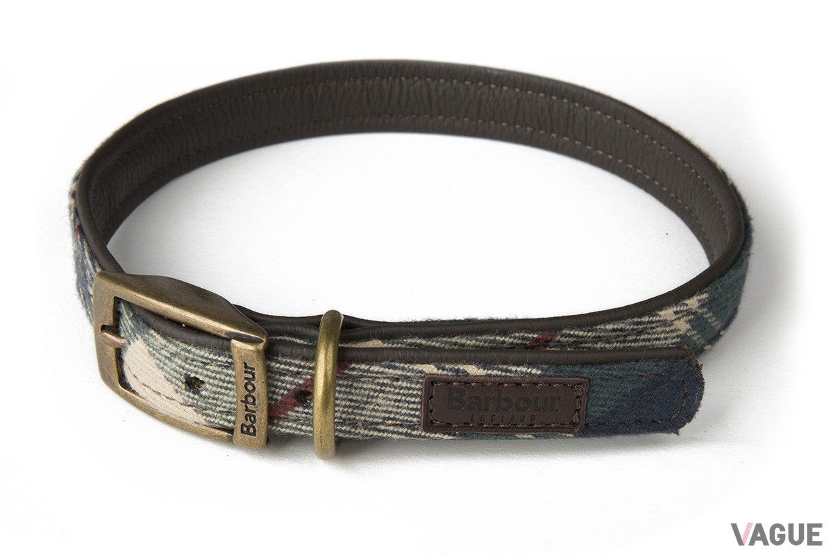 バブアー社製タータン柄犬用首輪は7919円（消費税込）