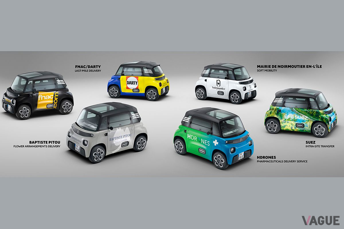 シトロエンの超小型EV「アミ」の商用車バージョン「マイ・アミ・カーゴ」
