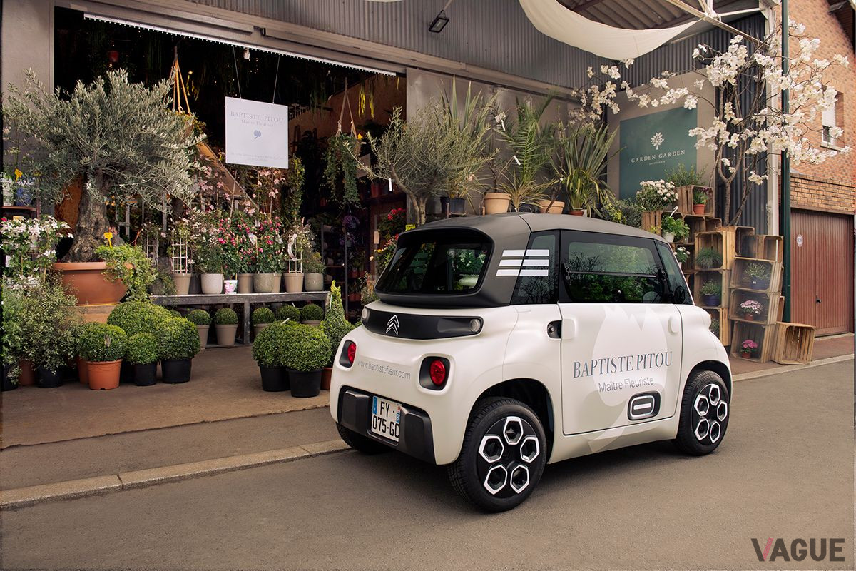 シトロエンの超小型EV「アミ」の商用車バージョン「マイ・アミ・カーゴ」
