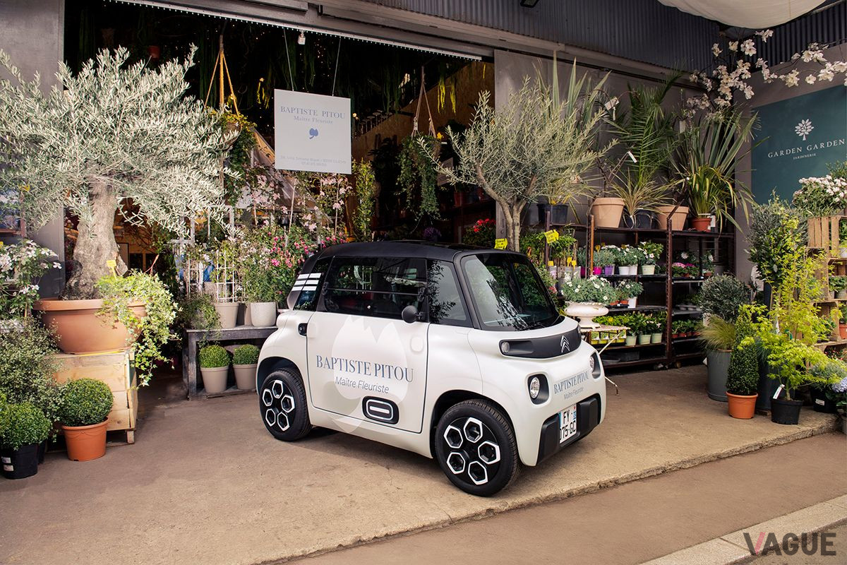 シトロエンの超小型EV「アミ」の商用車バージョン「マイ・アミ・カーゴ」