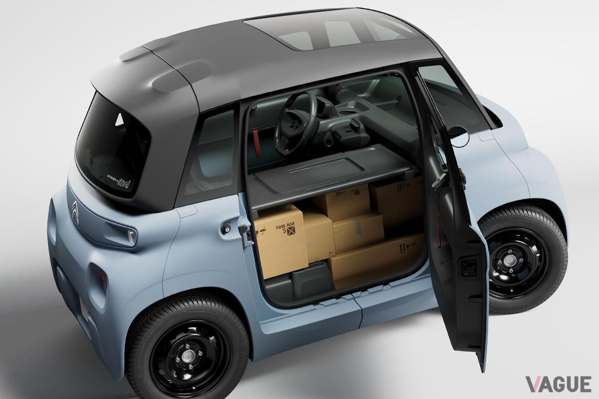 シトロエン「マイ・アミ・カーゴ」は1人乗りだ