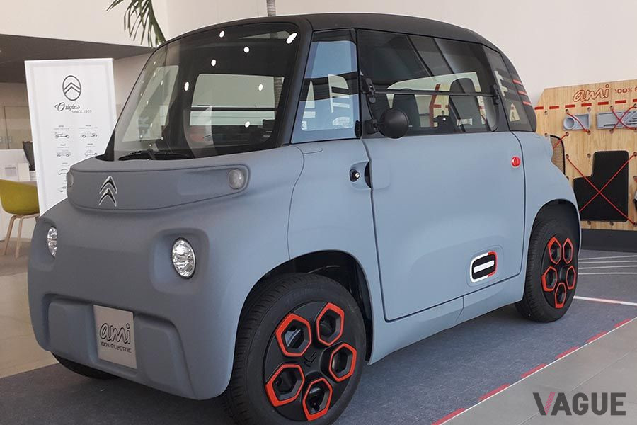 シトロエンの超小型EV「アミ」のフロント部