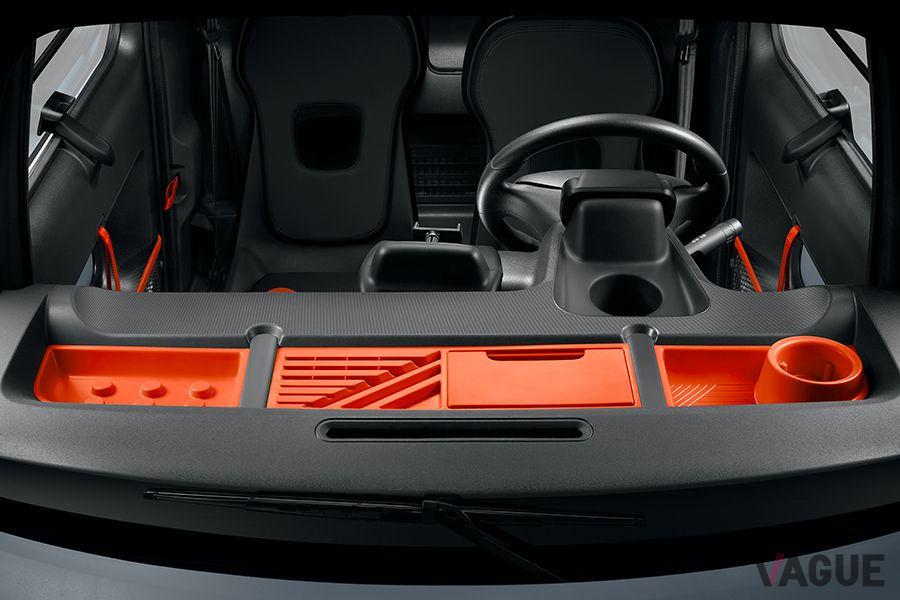 シトロエンの超小型EV「アミ」のインテリア