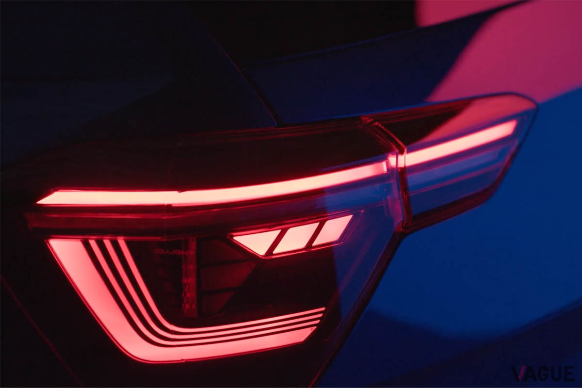 2021年4月22日に世界初公開されたVW改良新型「ポロ」のLEDリアテールランプ