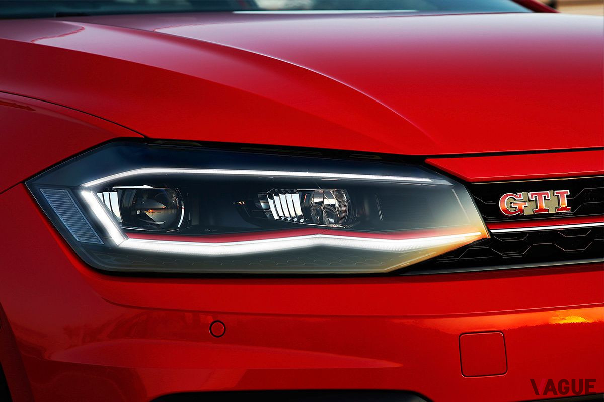VW現行型「ポロGTI」のLEDヘッドライト