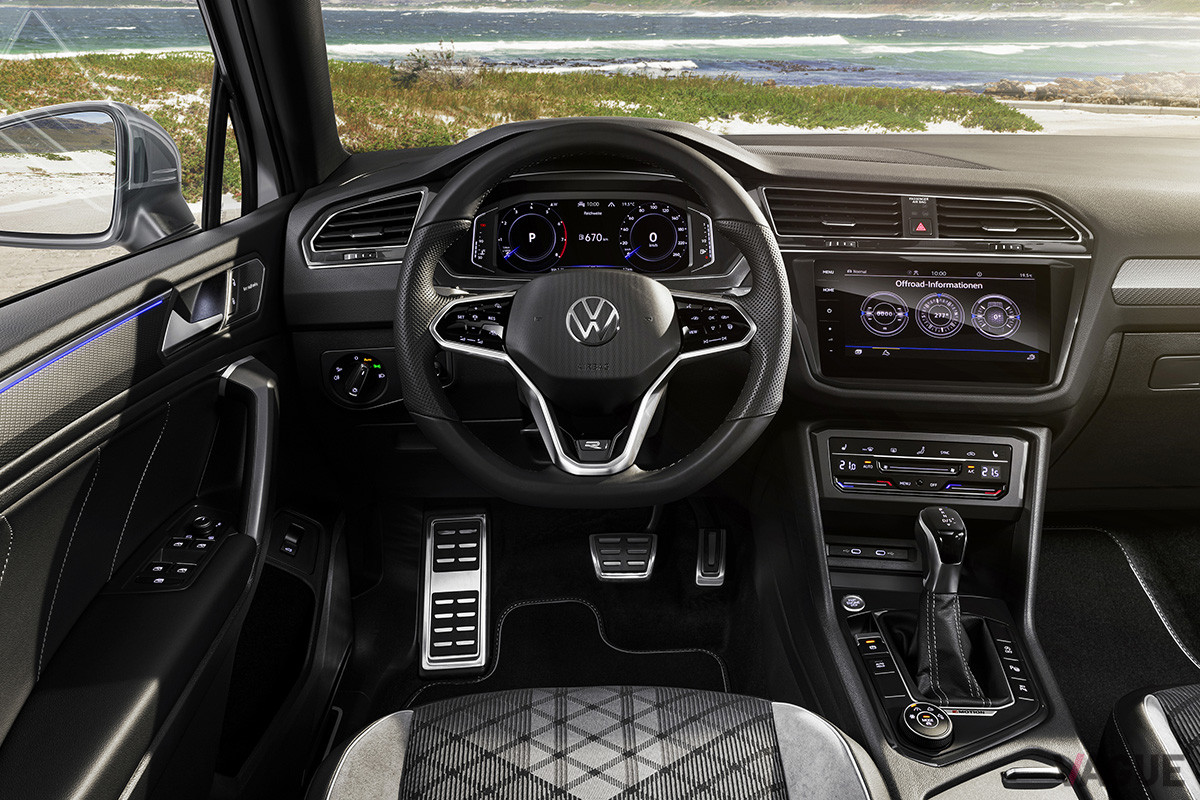 VW新型「ティグアン・オールスペース」のインパネ