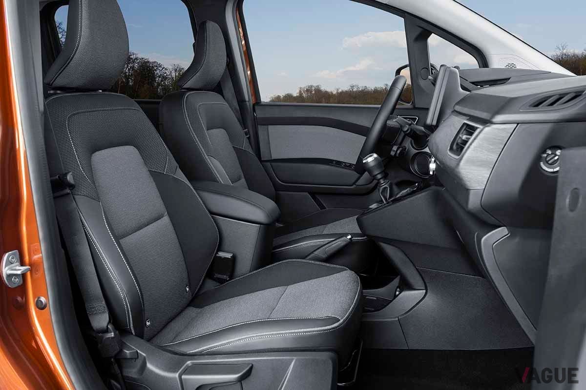 ルノー新型「カングー」のフロントシート