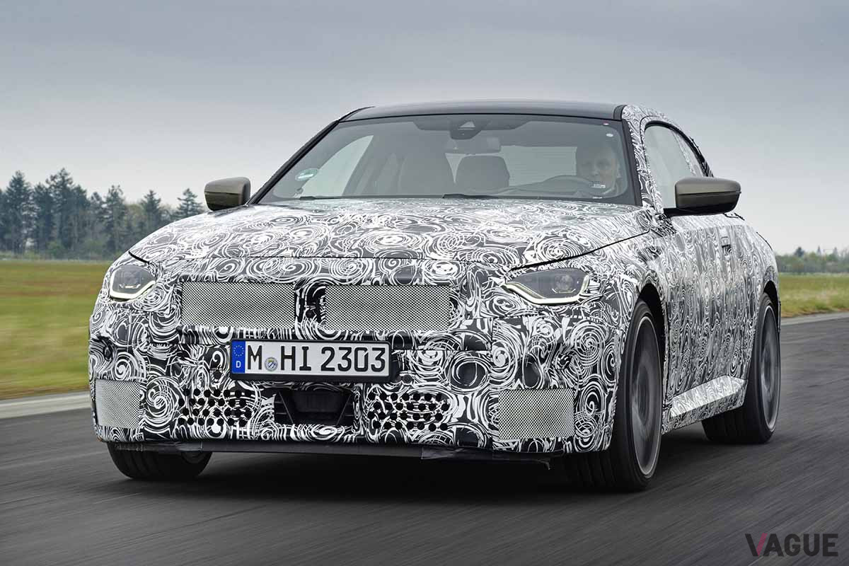 最終テストをおこなっているBMW新型「2シリーズクーペ」
