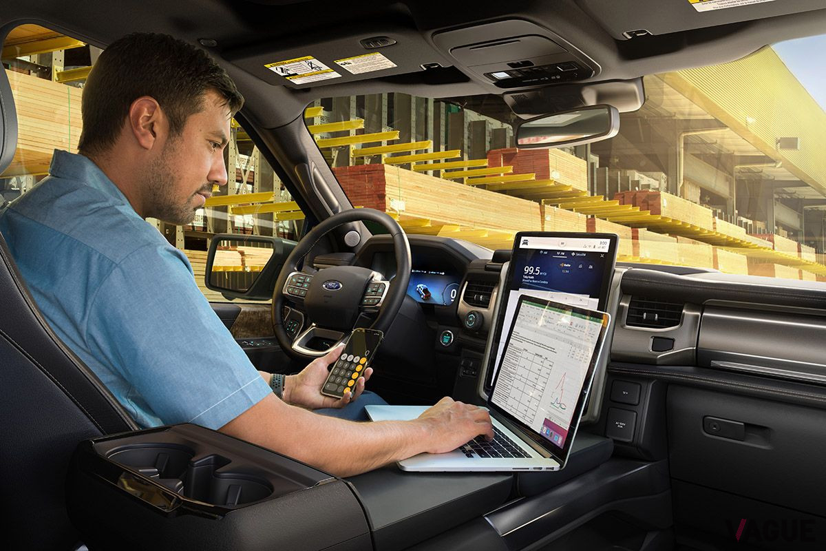 フォードのEV「F-150ライトニング」のインテリア