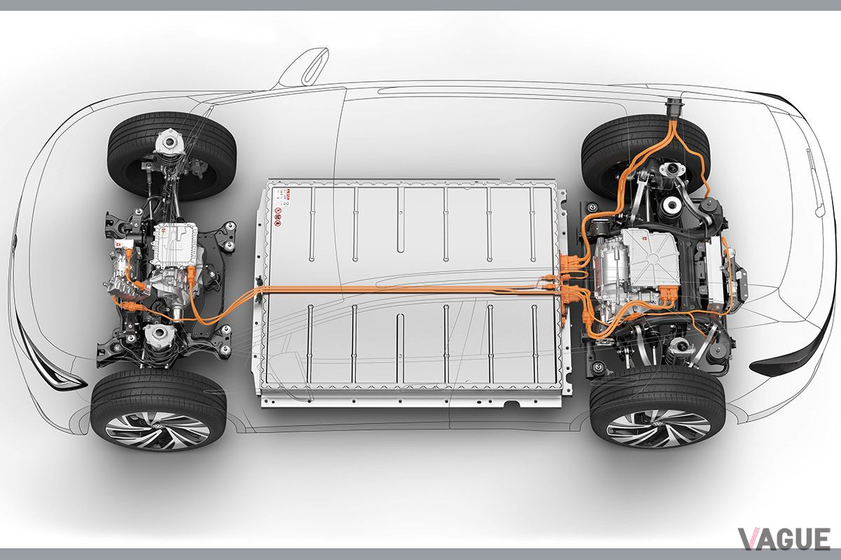 VW「ID.4 GTX」のバッテリーパック