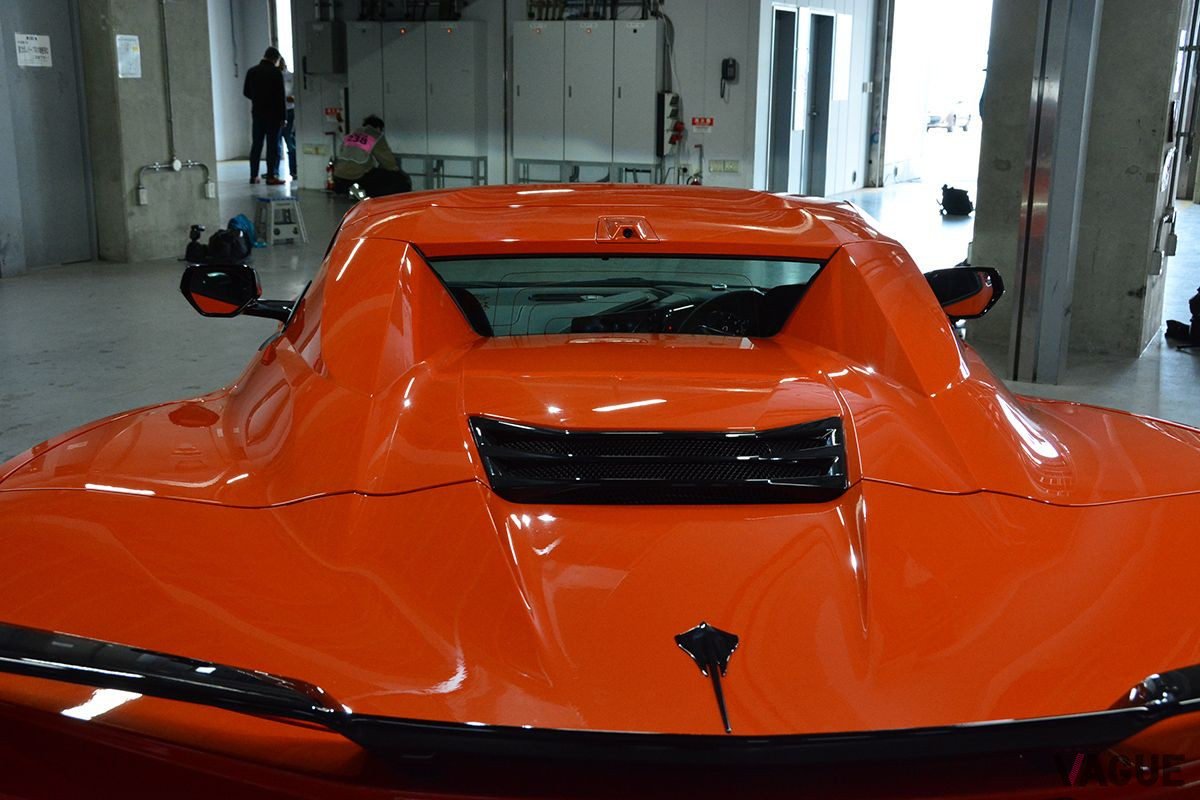 新型「シボレー コルベット コンバーチブル」のリア