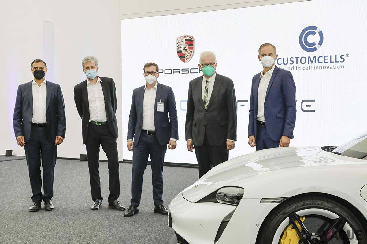 ポルシェAGとカスタムセルズ社が設立した新会社「セルフォース・グループGmbH」のイメージ