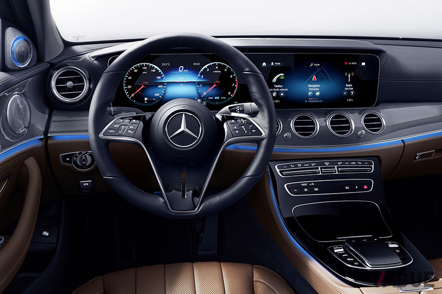 2020年に登場した改良新型「Eクラス」のインパネ