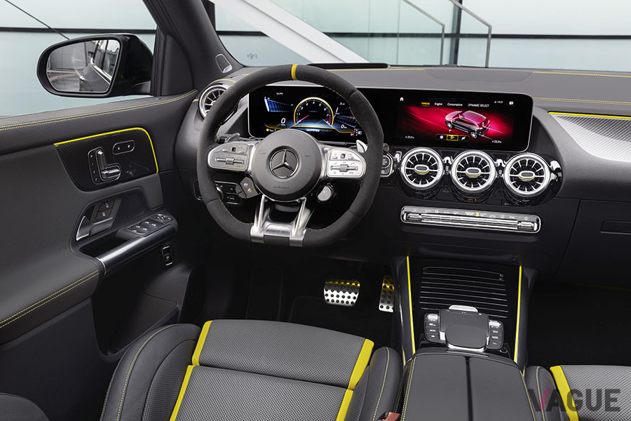 メルセデスAMG「GLA45S 4マティック」のインパネ