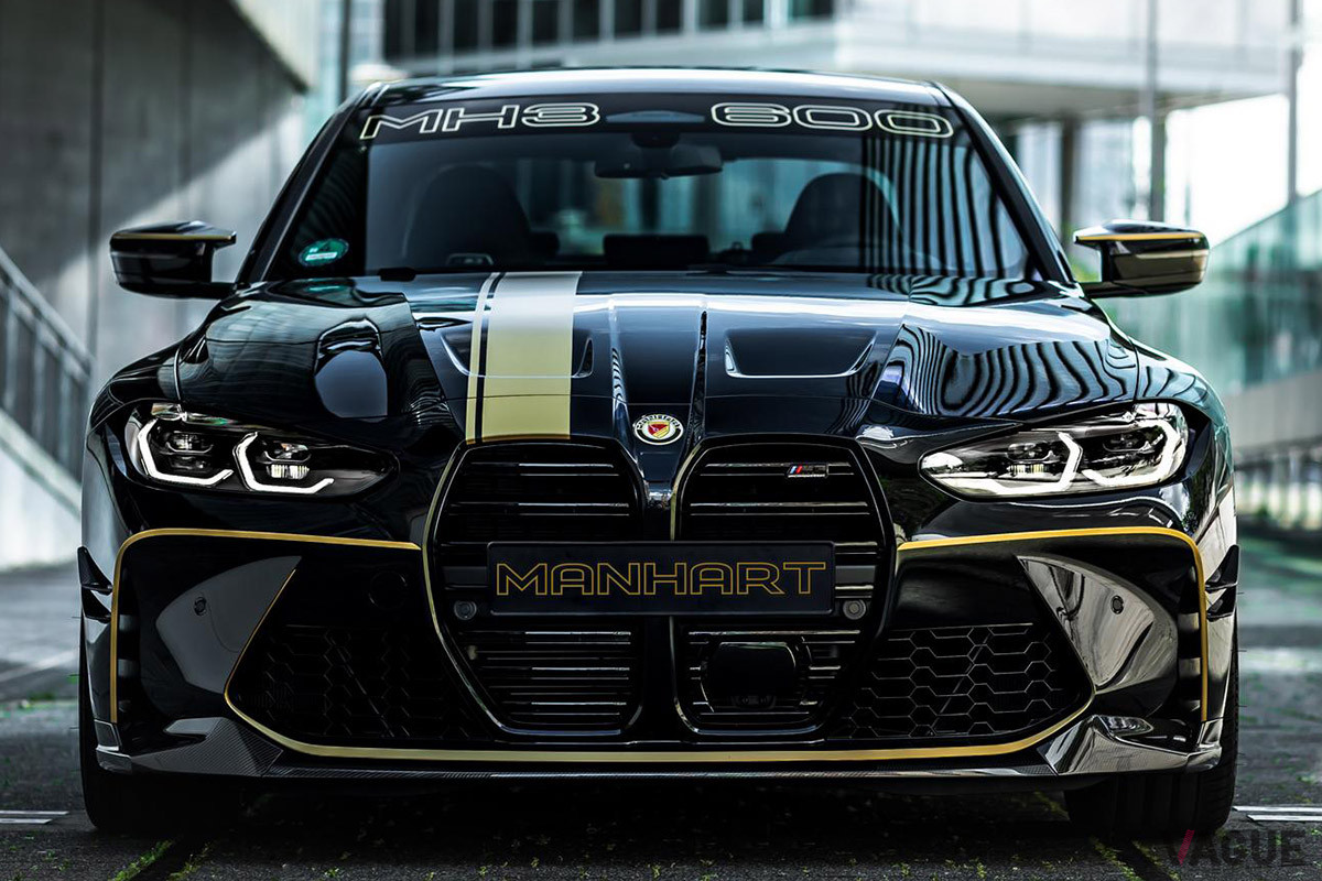 マンハートがBMW「M3コンペティション（G80型）」をチューニングした「MH3 600セダン」