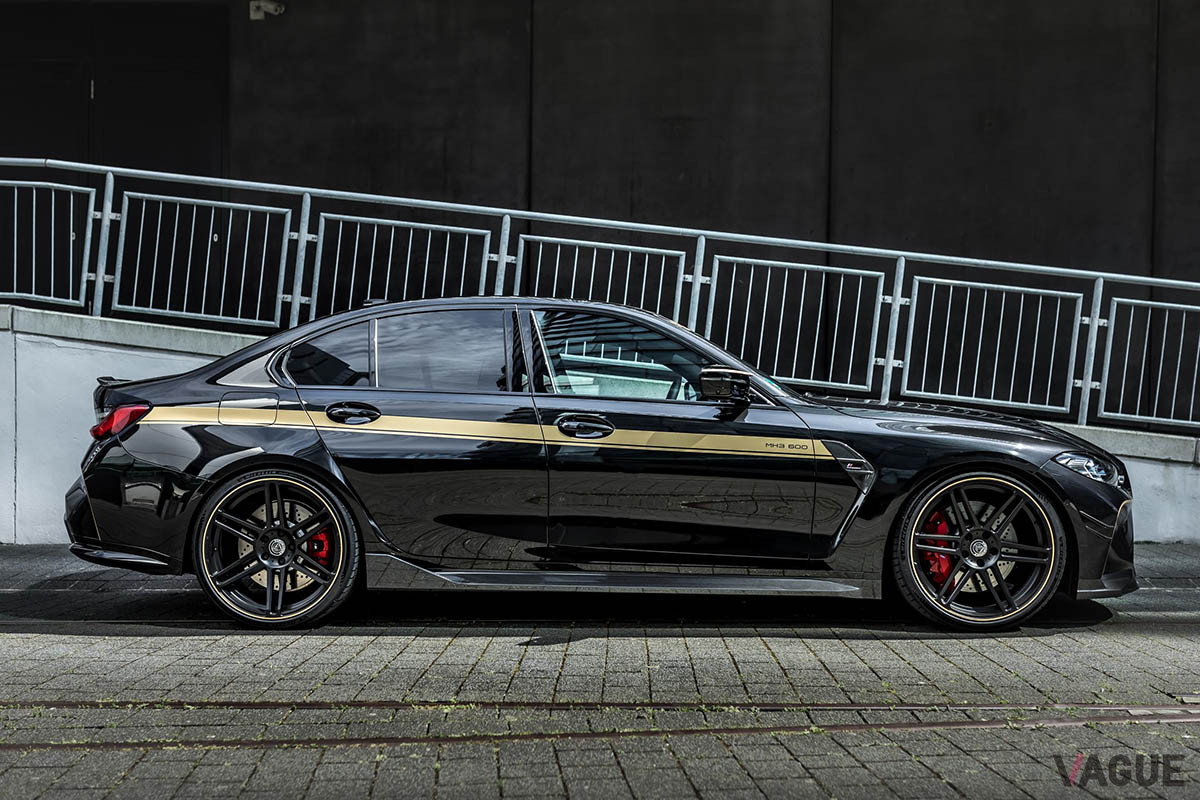 H&Rのスプリングを使用してフロントを30mmダウン、リアも10mmダウンしてスポーティな外観を作り上げている