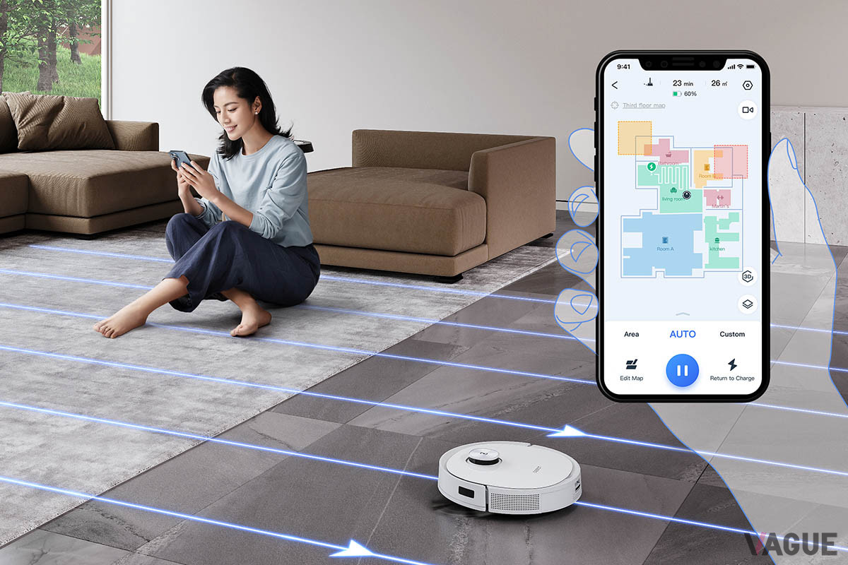 マッピング＆ナビゲーションシステムとの組み合わせで複数の間取りも正確に把握