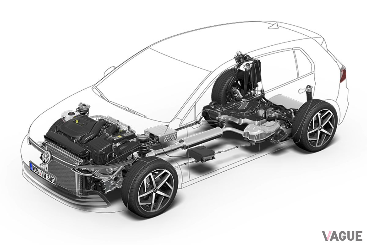 VWゴルフ8のマイルドハイブリッドシステム