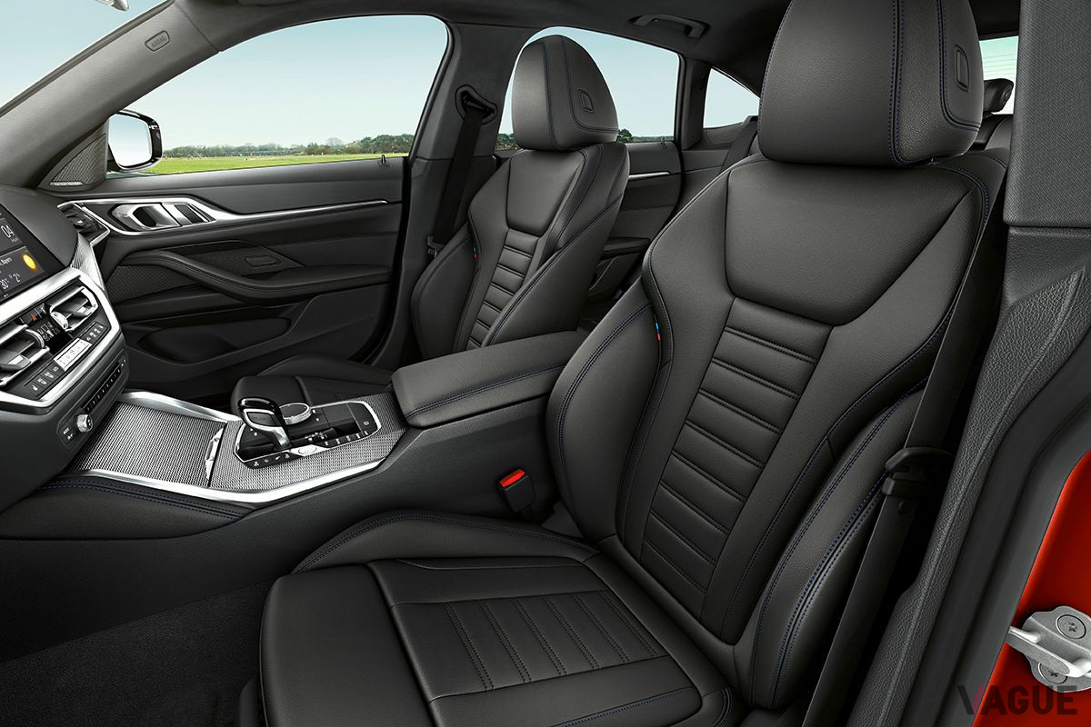 BMW新型「M440i グランクーペ」のフロントシート