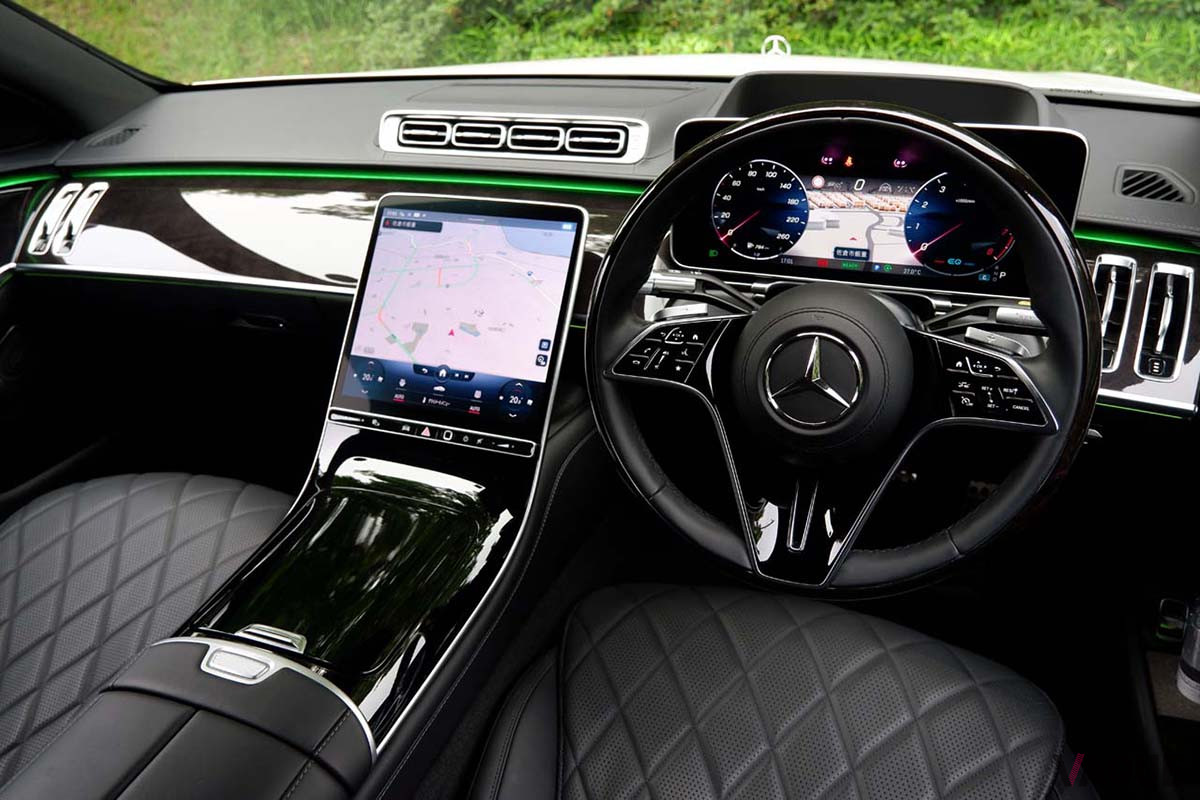 メルセデス・ベンツ新型「S500 4マティック」のインテリア