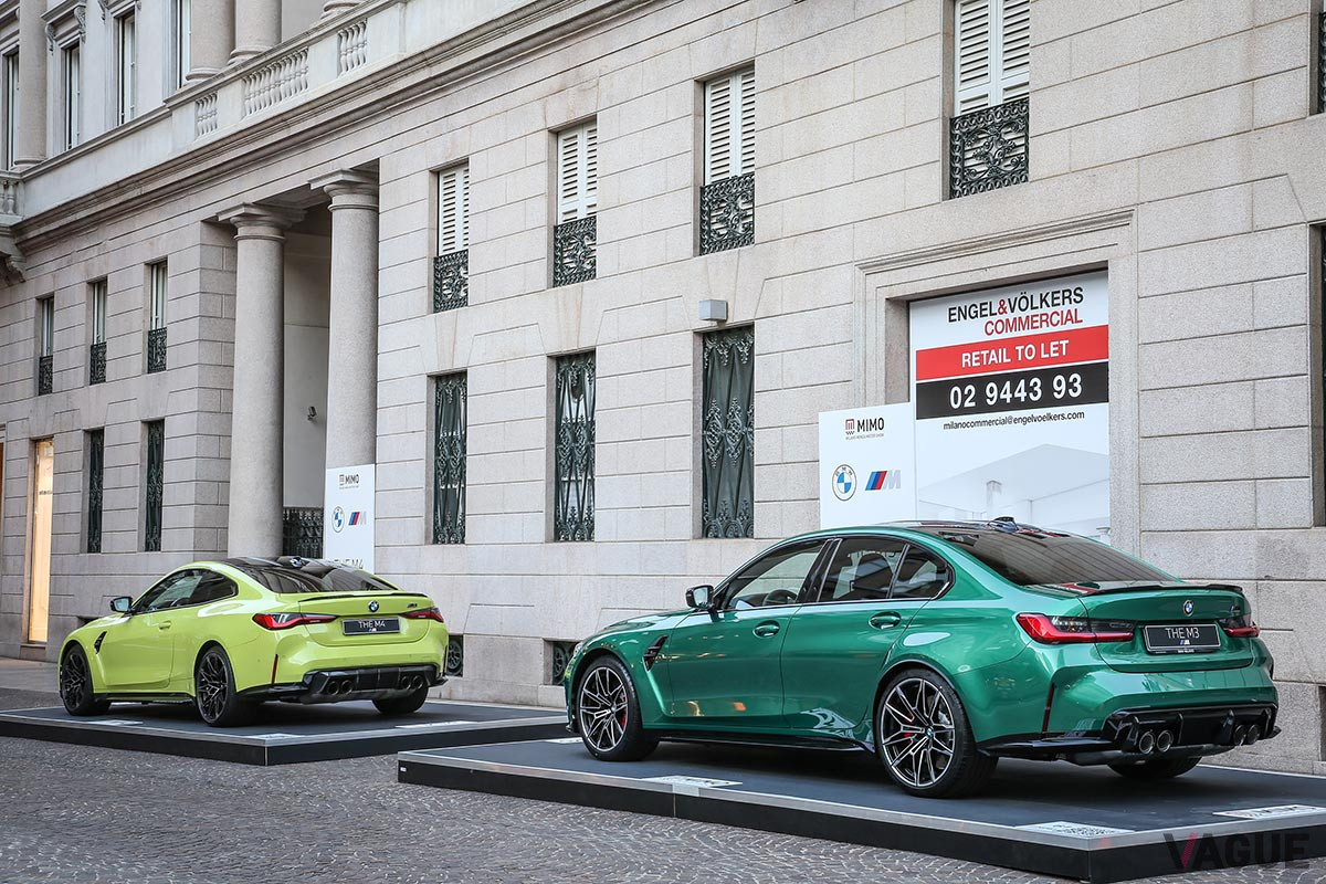 BMWからは「M3」と「M4」のコンペティションが展示された
