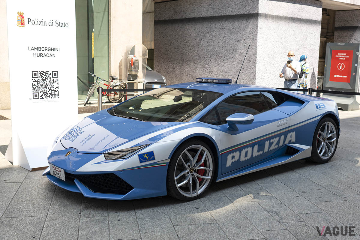 イタリアのポリス仕様のランボルギーニ「ウラカン」