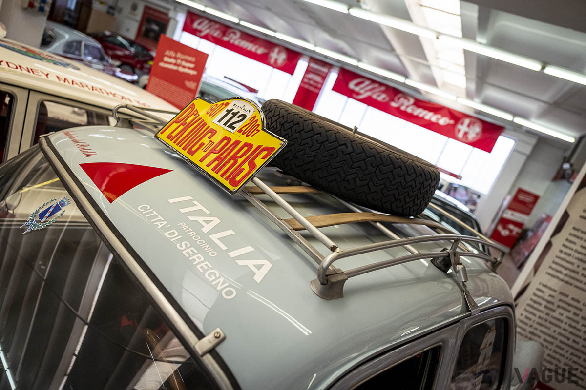 2007年の北京―パリラリー参戦車のゼッケンは、112