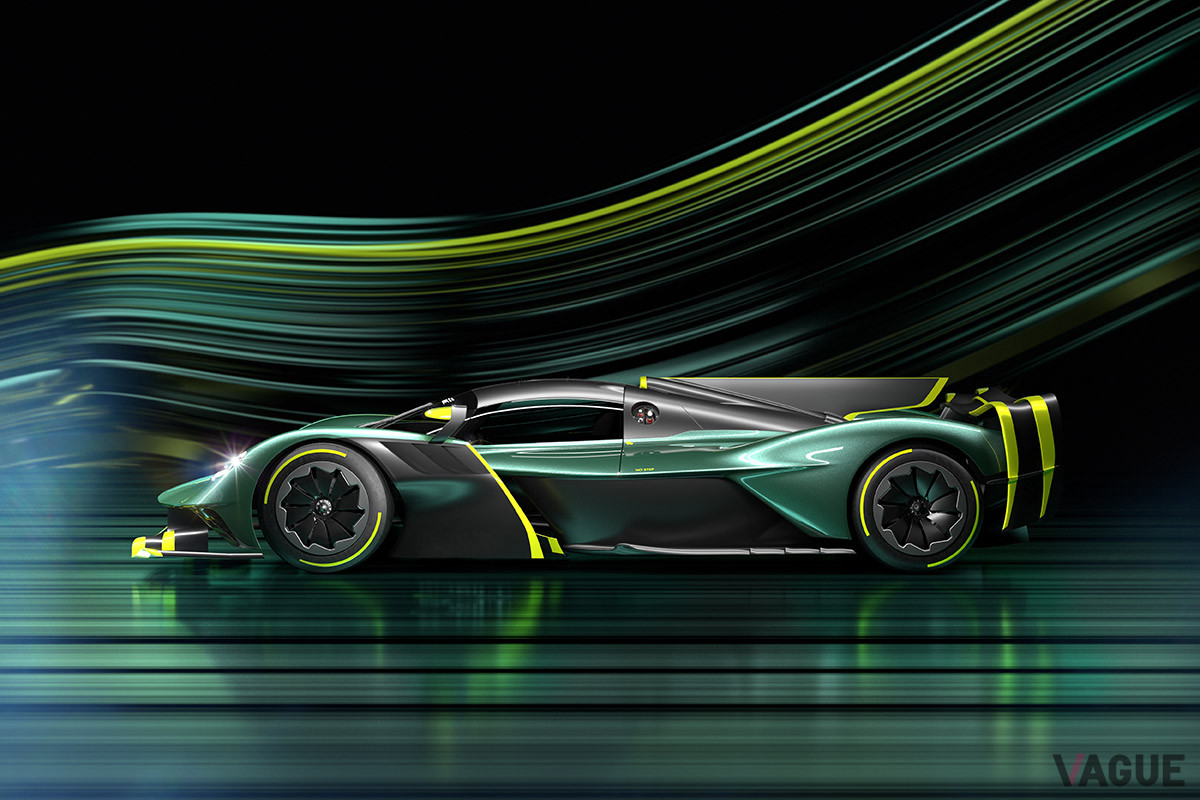 「ヴァルキリーAMR Pro」は、アグレッシブな空力パッケージを装着することにより全長は266mm拡大
