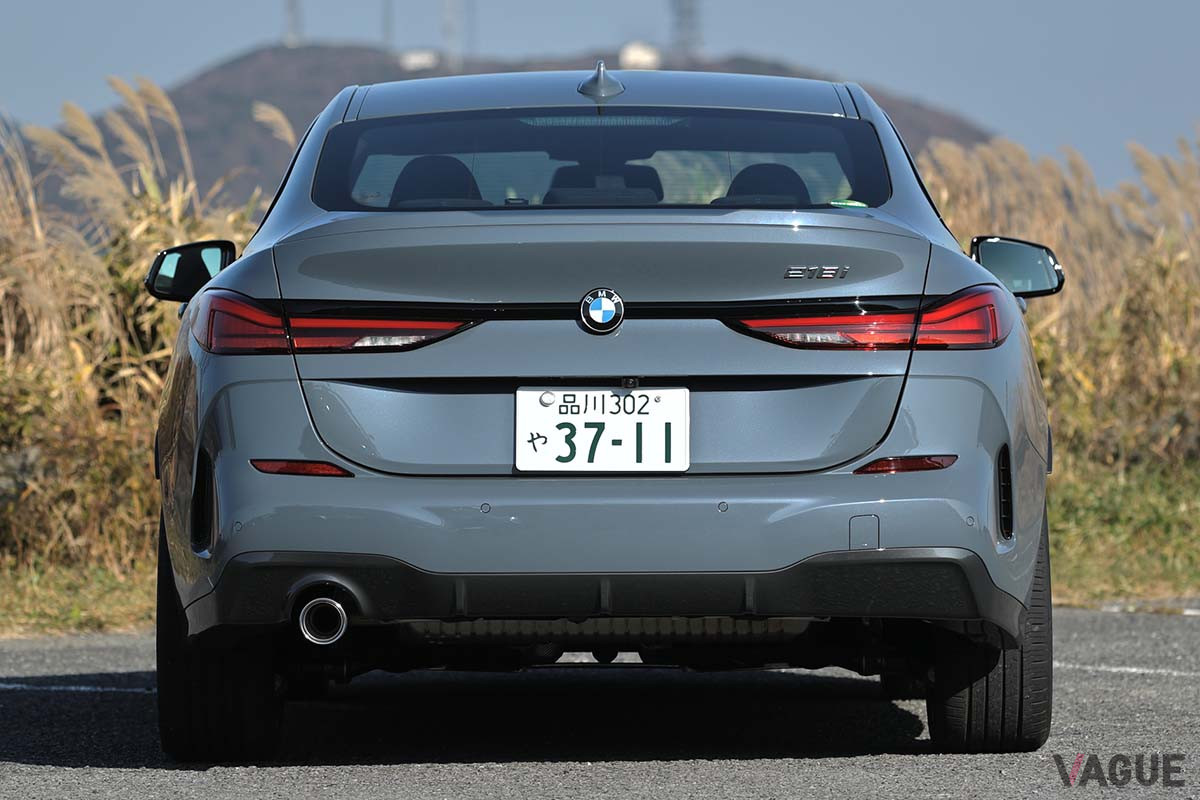 BMW「218iグランクーペ Mスポーツ」の全高は1430mm