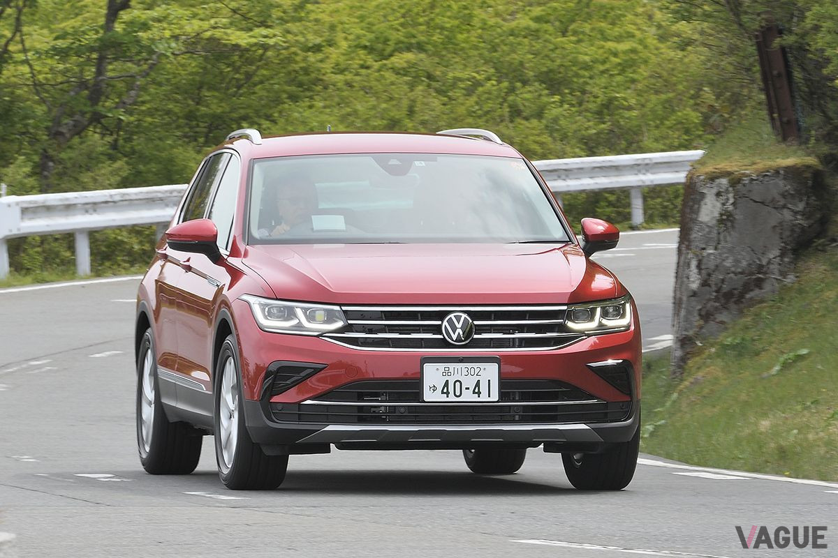 3位のVWは前年同期比80.2％だが、2021年はニューモデルラッシュが続くので挽回するだろう。写真は2021年5月にマイナーチェンジした「ティグアン」