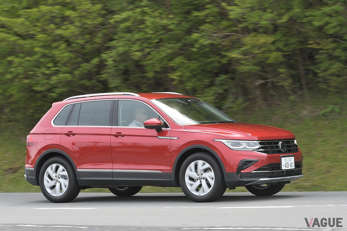 3位のVWは前年同期比80.2％だが、2021年はニューモデルラッシュが続くので挽回するだろう。写真は2021年5月にマイナーチェンジした「ティグアン」