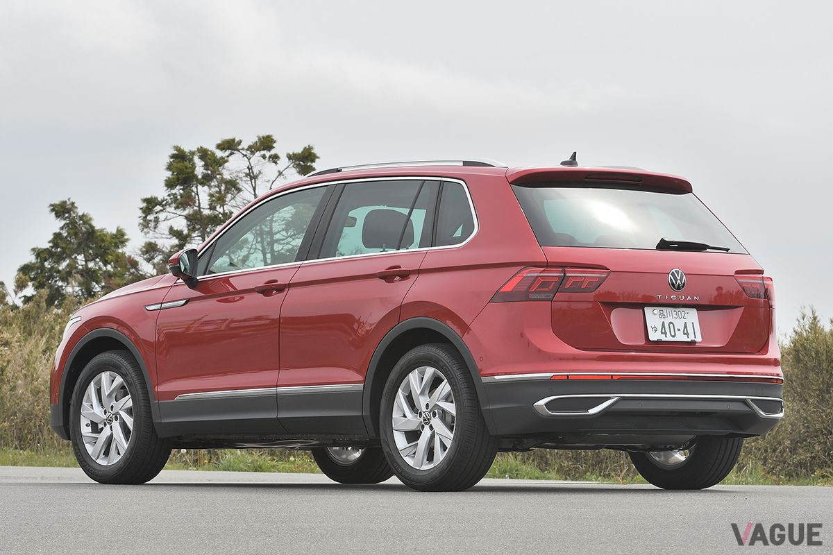 3位のVWは前年同期比80.2％だが、2021年はニューモデルラッシュが続くので挽回するだろう。写真は2021年5月にマイナーチェンジした「ティグアン」