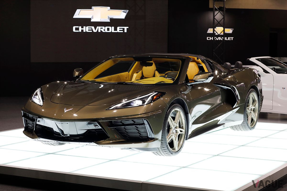 新型「シボレー コルベット」は2020年の東京オートサロンでアジア初公開された。