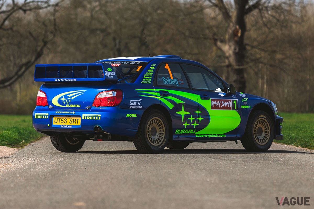 約5690万円で落札されたスバル「インプレッサWRC（ペター・ソルベルグ）」（C）Silverstone Auctions Limited 2021
