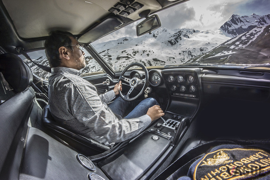 ここまでベストコンディションの「ミウラSV」を一切の制約なく運転するのはじめてだ