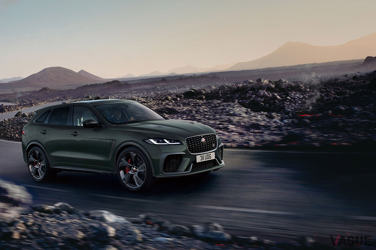ベースのジャガー「F-PACE SVR」は、0-100km／h加速4.0秒、最高速度286km／hを誇る