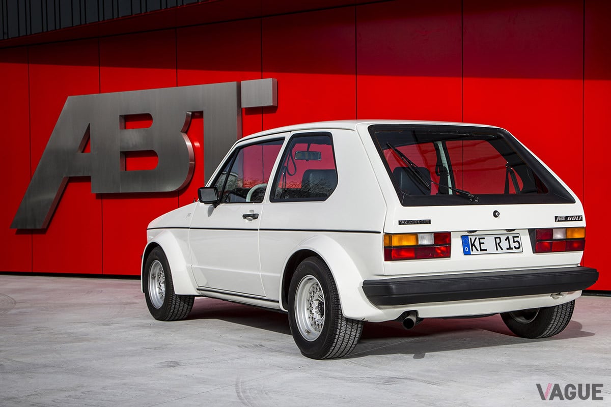 ホットハッチの典型的なフォルムをした「ゴルフGTI」ワイドボディ