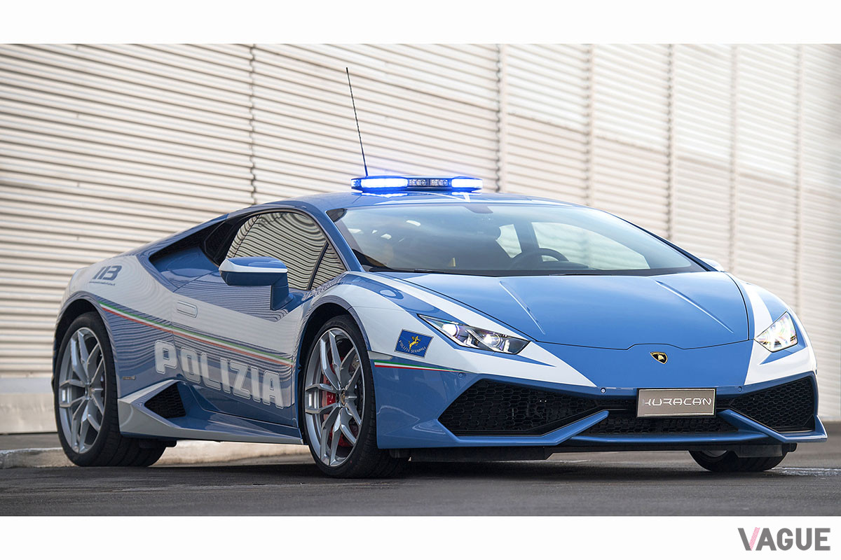 イタリアの警察車両のウラカン