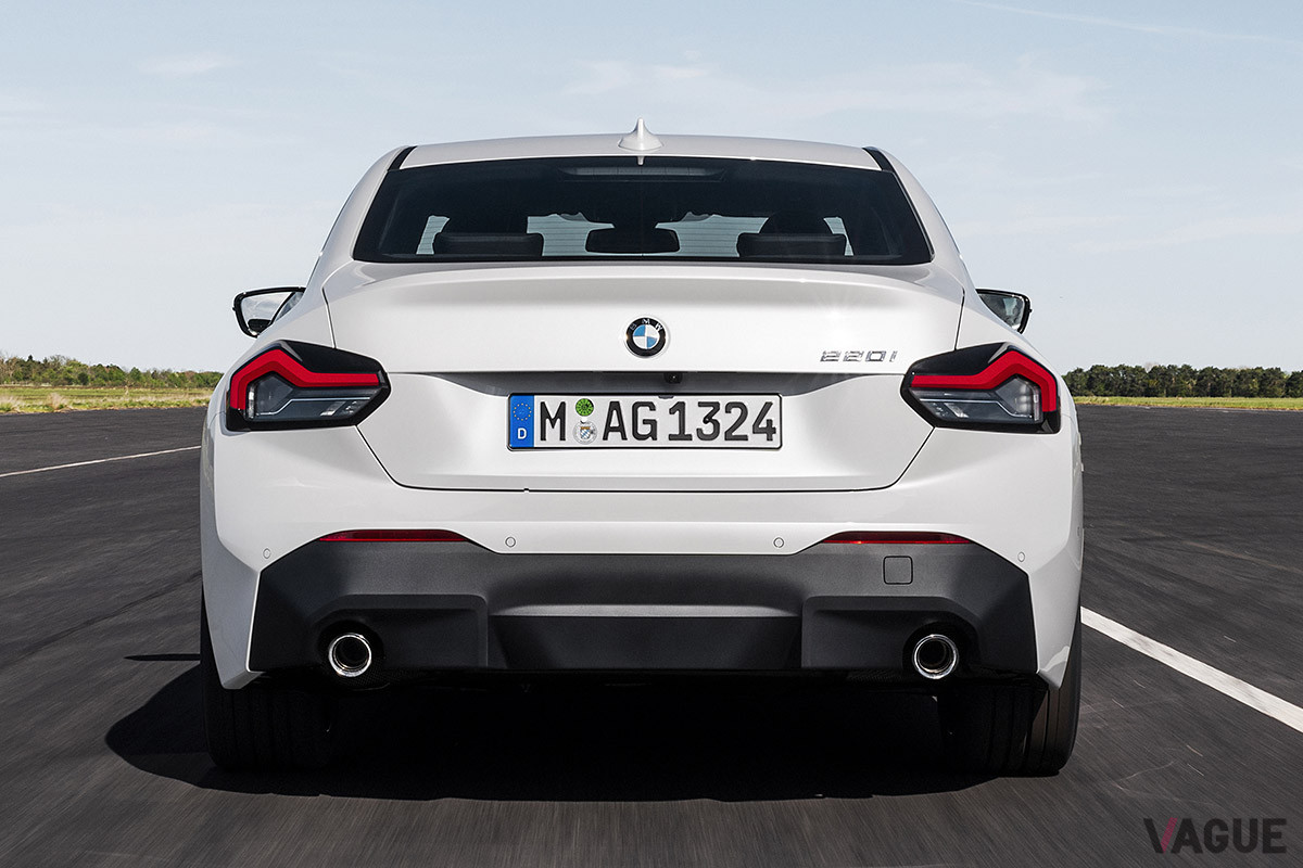 トランクリッドがE46型「M3 CSL」から始まったダッグテール状になっているのがよく分かる