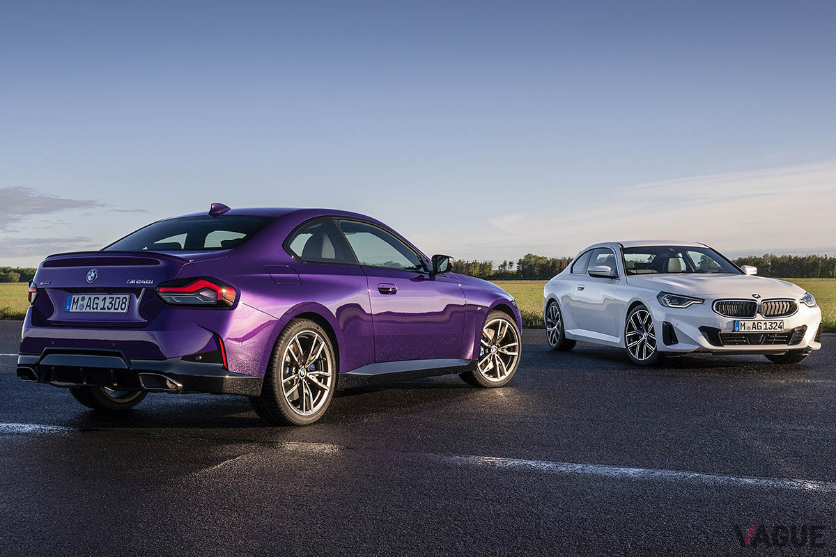 エントリーモデルとなる「220iクーペ」と現時点でのトップモデルとなる「M240i xDriveクーペ」